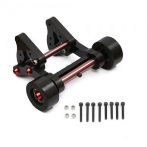 ALLOY REAR WHEELIE BAR ARRMA 1/8 RC OUTCAST TYPHOON KRATON EXB 6S BLX - BLACK - MAO-040R/BK
