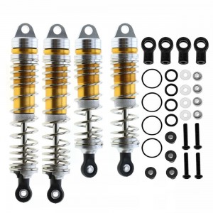 ALLOY OIL DAMPER SET 1/10 TRAXXAS SLASH 2WD / RUSTLER / BANDIT / STAMPEDE VXL - GOLDEN - SLA-05/GO