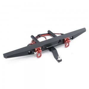 F & R Bumper Mount W/ LED For TRAXXAS 1/10 RC TRX-4 82076-4/ SCX10 CRAWLER TRUCK - REAR BUMPER - TRX4-R01