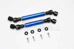 STEEL+ALUMINIUM CENTER SHAFT (S:118MM-128MM, L:130MM-140MM) -   AXIAL SCX10 II - Blue - SSCX27037-B