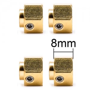 Brass 12mm Hex Wheel Hub 6 - 12mm Width For 1/10 RC TRAXXAS TRX-4 Crawler Truck - 8mm - TRX4-HEX8