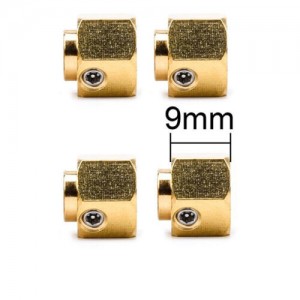 Brass 12mm Hex Wheel Hub 6 - 12mm Width For 1/10 RC TRAXXAS TRX-4 Crawler Truck - 9mm - TRX4-HEX9