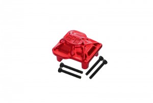 GPM TRX4M012A ALUMINIUM AXLE COVER 9738 FOR TRAXXAS 1/18 TRX-4M FORD BRONCO 97074-1 / LAND ROVER DEFENDER 97054-1 - RED - TRX4M012A/RE