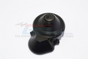 GPM MJ038GCA ALUMINIUM TRANSMISSION SPUR GEAR CASE COVER 1/10 AXIAL SCX10  WRAITH SMT10 - MJ038GCA-BK