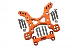 GPM YT028 ALUMINIUM FRONT SHOCK TOWER AXIAL AXIAL 1/10 RC YETI ROCK RACER - ORANGE - YT028-OR
