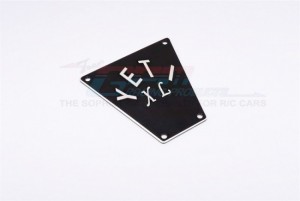 GPM YTL330FA ALUMINIUM FRONT BUMPER PLATE 1/8 YETI XL MONSTER BUGGY - BLACK - YTL330FA-BK