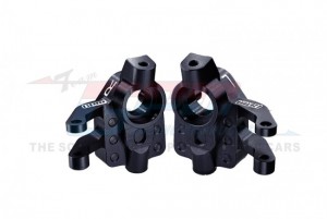 GPM UTB021 ALUMINUM 7075-T6 FRONT KNUCKLE ARM SET AXIAL 1/18 UTB18 CAPRA 4WD UNLIMITED TRAIL BUGGY AXI01002 - BLACK - UTB021-BK