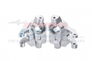 GPM UTB021 ALUMINUM 7075-T6 FRONT KNUCKLE ARM SET AXIAL 1/18 UTB18 CAPRA 4WD UNLIMITED TRAIL BUGGY AXI01002 - SILVER - UTB021-S