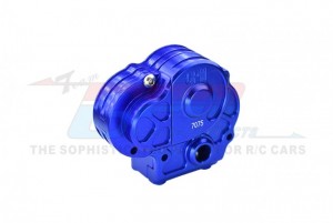 GPM UTB038 ALUMINUM 7075-T6 TRANSMISSION HOUSING SET AXIAL 1/18 UTB18 CAPRA 4WD UNLIMITED TRAIL BUGGY AXI01002 - BLUE - UTB038-B