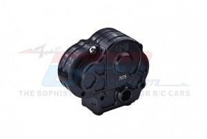 GPM UTB038 ALUMINUM 7075-T6 TRANSMISSION HOUSING SET AXIAL 1/18 UTB18 CAPRA 4WD UNLIMITED TRAIL BUGGY AXI01002 - BLACK - UTB038-BK