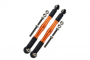 GPM BR162 ALUMINUM FRONT TURNBUCKLE FOR STEERING TEAM LOSI 1/10 BAJA REY DESERT TRUCK LOS03008 - ORANGE - BR162-OR-BEBK