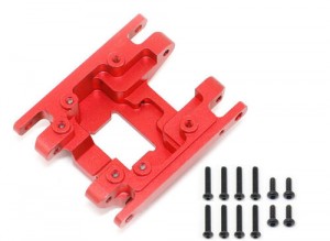 Aluminium Center Skid Plate 9736 For 1/18 RC TRAXXAS TRX-4M CRAWLER 97074 97054 - RED - TRX-9736/RE