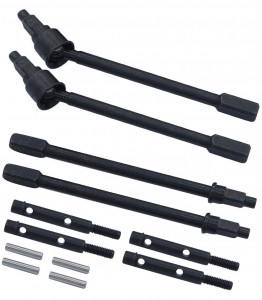 HD Steel Front & Rear CVD Drive Shaft Portal Stub RC 1/18 Axial UTB18 BUGGY AXI01002 - UTB18-01FR