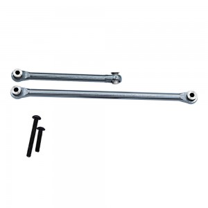 Aluminium Steering Rack For AXIAL 1/18 UTB18 CAPRA 4WD UNLIMITED TRAIL BUGGY AXI01002 - GUN SILVER - UTB018-01/GS