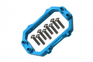 GPM DT3024 ALUMINIUM SERVO MOUNT TAMIYA RC 1/10 DT-03 BUGGY - LIGHT BLUE - DT3024-SB