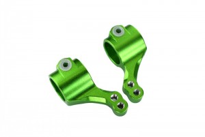 GPM RUS021 ALLOY FRONT KNUCKLE TRAXXAS RUSTLER VXL / BANDIT XL-5 - GREEN - RUS021-G