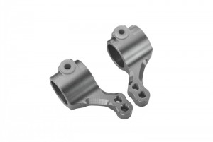 GPM RUS021 ALLOY FRONT KNUCKLE TRAXXAS RUSTLER VXL / BANDIT XL-5 - SILVER - RUS021-S