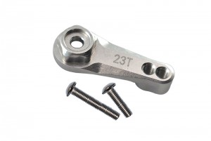 GPM TRX4023TC-BK ALUMINUM 7075 23T SERVO HORN 1/10 TRX-4 TRX-6 CRAWLER - SILVER - TRX4023TC-SI