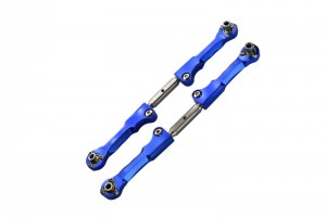 GPM TXM047S STEEL FRONT STEERING ROD W/ ALUMINIUM ENDS TRAXXAS 1/5 4WD X-MAXX 6S MONSTER - BLUE - TXM047S-OC-BEB