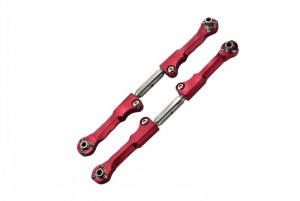 GPM TXM047S STEEL FRONT STEERING ROD W/ ALUMINIUM ENDS TRAXXAS 1/5 4WD X-MAXX 6S MONSTER - RED - TXM047S-OC-BER