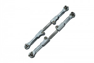 GPM TXM047S STEEL FRONT STEERING ROD W/ ALUMINIUM ENDS TRAXXAS 1/5 4WD X-MAXX 6S MONSTER - SILVER - TXM047S-OC-BES