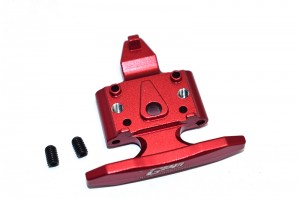 GPM LM331F ALUMINUM FRONT BUMPER WITH D-RINGS SKID PLATE LOS214010 LOSI 1/18 MINI-T 2.0 STADIUM TRUCK LOS01015 - LM331F-R