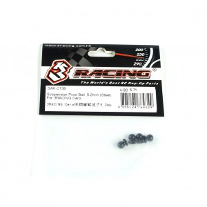 3RACING SAK-C138 Suspension Pivot Ball_5.2mm - Steel 1/10 RC CERO ULTRA / FWD / SPORT Car - SAK-C138