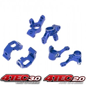 ALU FRONT & REAR KNUCKLE C-HUBS 8352 8332 8337 1/10 TRAXXAS 4 TEC 2.0 / 4TEC 3.0 RC CAR - 4TEC0192122/B