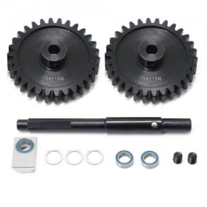 Steel HD M1.5 PINION GEAR 30T W/ SPUR GEAR 30T / 35T CUSH INPUT DRIVE SHAFT 1/5 TRAXXAS X-MAXX 8S / 1/6 XRT MONSTER - TXM-2030T
