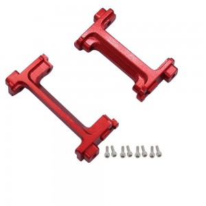 ALUMINIUM FRONT & REAR BUMPER MOUNT 9736 TRAXAS 1/18 TRX-4M CRALWER 97074 97054 - Red - TRX-9736FR/R