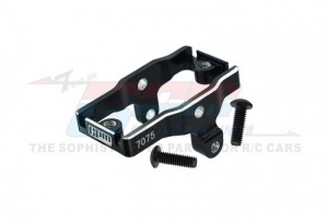 GPM TRX4M024 ALUMINUM 7075-T6 SERVO MOUNT 9739 TRAXXAS 1/18 4WD TRX-4M FORD BRONCO 97074-1 / LAND ROVER DEFENDER 97054-1 - TRX4M024-BK