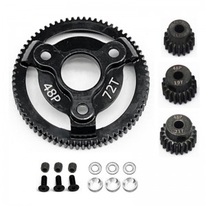 HD STEEL SPUR GEAR 72 / 76 / 83 / 86 / 90T W/ PINION GEAR TRAXXAS SLASH BANDIT VXL TRUCK - TRXS72192021T