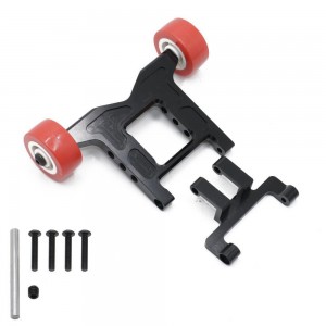 ALUMINIUM WHEELIE BAR SET ARA320613 ARRMA 1/10 SENTON BIG ROCK GRANITE KRATON TYPHON - BLACK - ARA320613/BK