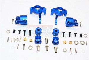 GPM MJ019021/5D ALUMINIUM FRONT C-HUB & KNUCKLE ARM (5 DEGREE CASTER) 1/10 RC AXIAL SMT10 - MJ019021/5D-B