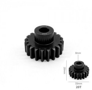 STEEL PINION GEAR M1.5 8mm Inner 20T RC 1/5 Traxxas X-Maxx 1/6 XRT / ARRMA 1/5 OUTCAST KRATON - PG8020T