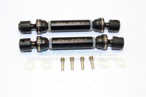 GPM EMX1037SA STEEL FRONT / REAR CVD MAIN SHAFTS TRAXXAS 1/10 E-MAXX MONSTER TRUCK - EMX1037SA-BK