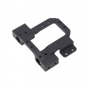 Aluminum Servo Relocation Front Bumper Mount 1/10 Red Cat Racing GEN8 RC Crawler - GEN8001-BK