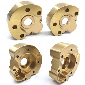 Front & Rear Wheel Brass Counterweight Heavy Parts 4pcs 1/6 RC Redcat Racing GEN8 Crawler - XTE005