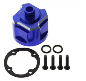 Aluminum 6061 Front / Rear Differential Case 9581 For TRAXXAS 1/8 SLEDGE MONSTER 95076-4 - BLUE - TRX-9581/B