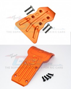 GPM DT3003FR ALUMINIUM FRONT & REAR BUMPER TAMIYA DT-03 BUGGY - ORANGE - DT3003FR-OR
