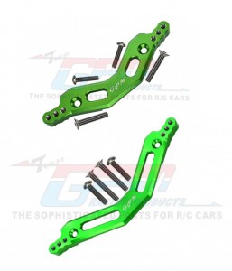 GPM MAG02830 ALUMINUM FRONT & REAR DAMPER MOUNT ARRMA 1/10 GRANITE / BIG ROCK / SENTON  3S BLX - GREEN - MAG02830-G