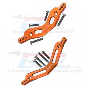 GPM MAG02830 ALUMINUM FRONT & REAR DAMPER MOUNT ARRMA 1/10 GRANITE / BIG ROCK / SENTON  3S BLX - ORANGE - MAG02830-OR