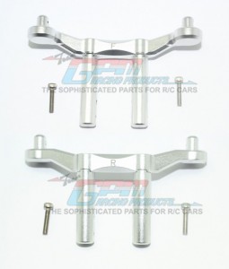 GPM MAG201FR ALUMINUM FRONT & REAR BODY MOUNT & POST AR320404 ARRMA 1/10 GRANITE / BIG ROCK 4X4 V3 3S - SILVER - MAG201FR-S