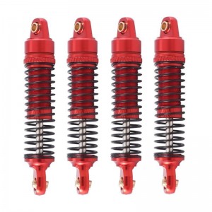 ALLOY 52mm OIL SHOCK SET 9764 TRAXXAS 1/18 TRX-4M CRAWLER 97074 / 97054 - RED - TRX-9764-RE