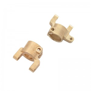 BRASS FRONT C-HUB AXI232059 FOR 1/10 RC AXIAL RACING SCX10-II CRALWER 90046 90047 - SCX10II-019/OC