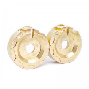 BRASS PORTAL DRIVE HOUSING COUNTER WEIGHT 8251 FOR 1/10 RC TRX-4 CRAWLER - TRX4-8251/BR