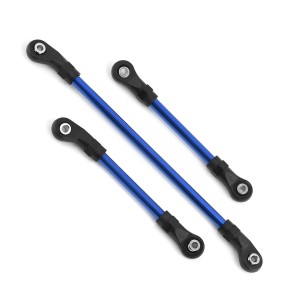 ALUMINUM STEERING DRAG PANHARD LINK 5 X 117 / 60 / 60mm 8140R 1/10 RC TRAXXAS TRX-4 CRAWLER - BLUE - TRX8140R/B
