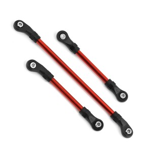 ALUMINUM STEERING DRAG PANHARD LINK 5 X 117 / 60 / 60mm 8140R 1/10 RC TRAXXAS TRX-4 CRAWLER - RED - TRX8140R/R