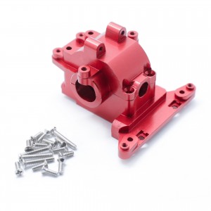 Aluminium Front / Rear Bulkhead Case 7530 1/18 TRAXXAS LaTrax Rally / TETON - RED - TRX7530/R