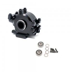 ALUMINUM FRONT GEAR BOX BULKHEAD LOSI 1/10 4WD BAJA REY LOS03008 /  ROCK REY LOS03009T1/T2 - BR-012/BK